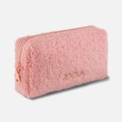 Teddy Pouch Bag (Dusty Rose)(Teddy Pouch Bag Flat Dusty Rose)