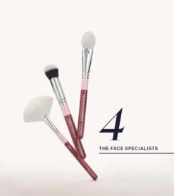 The Artists Brush Set (Bordeaux)(The Artists Brush Set Bordeaux) -Zoeva Kosmetik Geschaft zoeva 4 the face specialists brushes bordeaux 01
