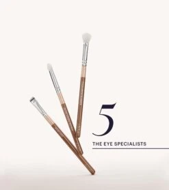 The Artists Brush Set (Light Chocolate)(The Artists Brush Set Light Chocolate) -Zoeva Kosmetik Geschaft zoeva 5 the eye specialists brushes lightchocolate 01