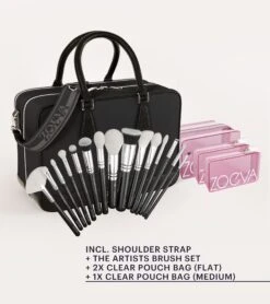 The Zoe Bag & The Artists Pinselset (Black)(The Zoe Bag With Artist Brush Set Black) -Zoeva Kosmetik Geschaft zoeva the zoe bag black the artist brush set incl pouch en