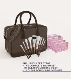 The Zoe Bag & The Complete Pinselset (Chocolate)(The Zoe Bag With Complete Brush Set Chocolate) 19 The Zoe Bag & The Complete Pinselset (Chocolate)(The Zoe Bag With Complete Brush Set Chocolate) -Zoeva Kosmetik Geschaft zoeva the zoe bag chocolate inside