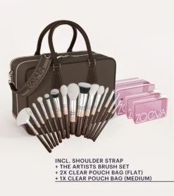 The Zoe Bag & The Artists Pinselset (Chocolate)(The Zoe Bag With Artist Brush Set Chocolate) 23 The Zoe Bag & The Artists Pinselset (Chocolate)(The Zoe Bag With Artist Brush Set Chocolate) -Zoeva Kosmetik Geschaft zoeva the zoe bag chocolate the artist brush set incl pouch en