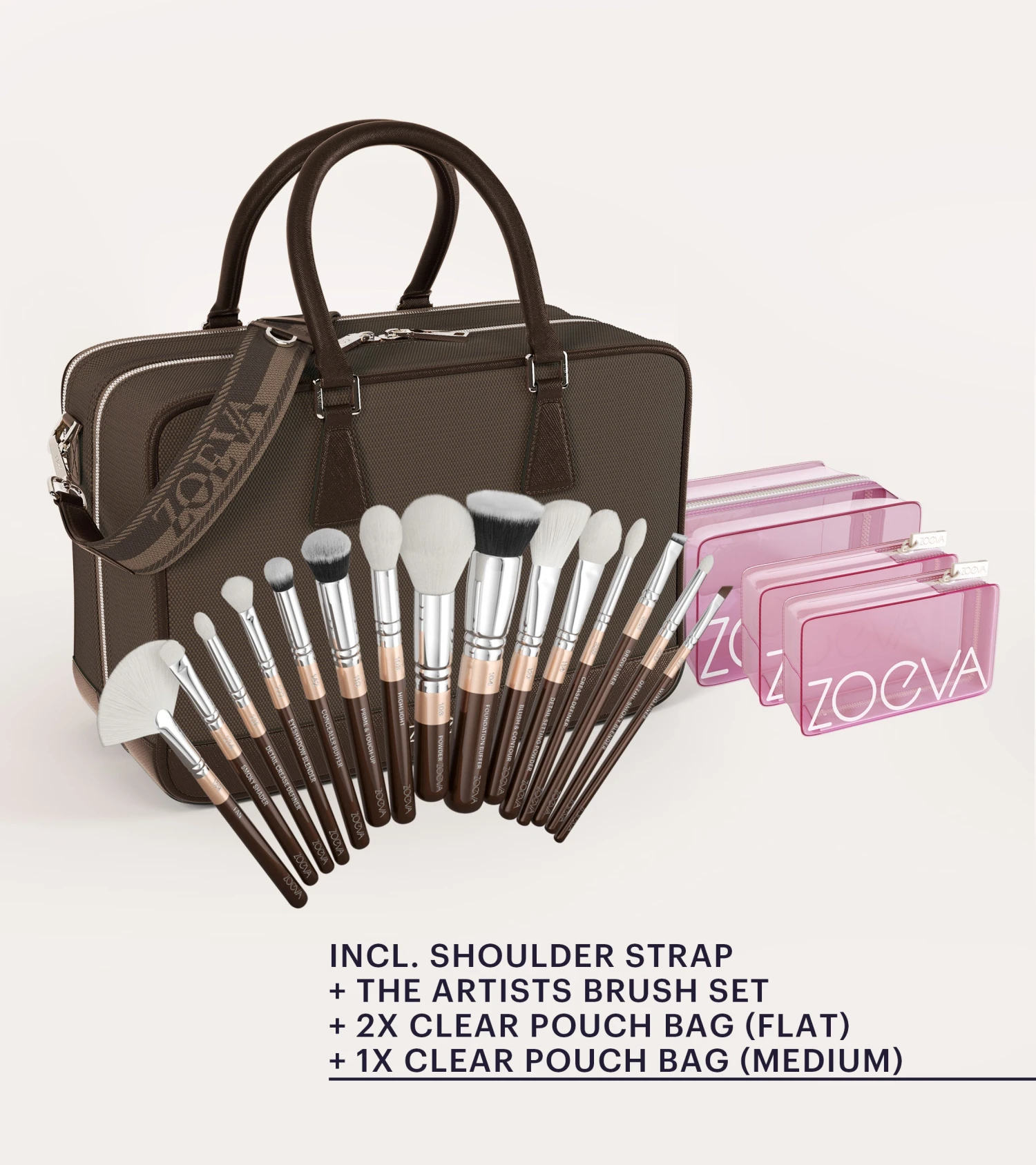The Zoe Bag & The Artists Pinselset (Chocolate)(The Zoe Bag With Artist Brush Set Chocolate) 8 The Zoe Bag & The Artists Pinselset (Chocolate)(The Zoe Bag With Artist Brush Set Chocolate) – Bild 8
