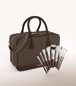 The Zoe Bag & The Complete Pinselset (Chocolate)(The Zoe Bag With Complete Brush Set Chocolate)