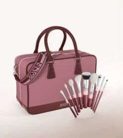 The Zoe Bag & The Complete Pinselset (Dusty Bordeaux)(The Zoe Bag With Complete Set Dusty Bordeaux)