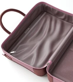 The Zoe Bag & The Artists Pinselset (Dusty Bordeaux)(The Zoe Bag With Artist Brush Set Dusty Bordeaux) -Zoeva Kosmetik Geschaft zoeva the zoe bag dusty bordeaux inside left