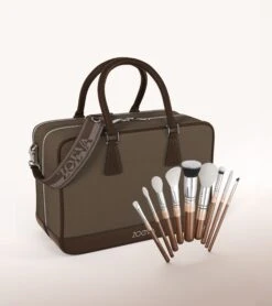 The Zoe Bag & The Complete Pinselset (Light Chocolate)(The Zoe Bag With Complete Brushsetlightchocolate)